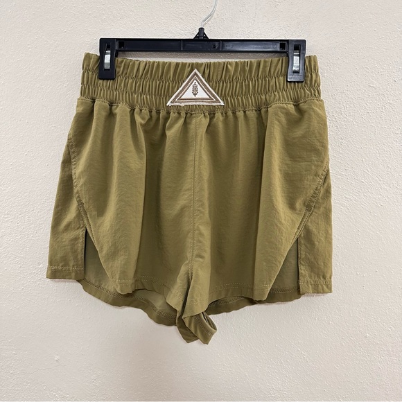 Free People Olive Green Women's Shorts - Picture 3 of 7
